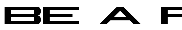 Be A Pro font preview